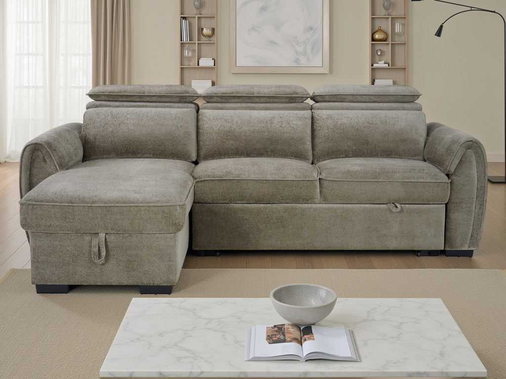 Montrose Sofabed Mushroom Universal Corner