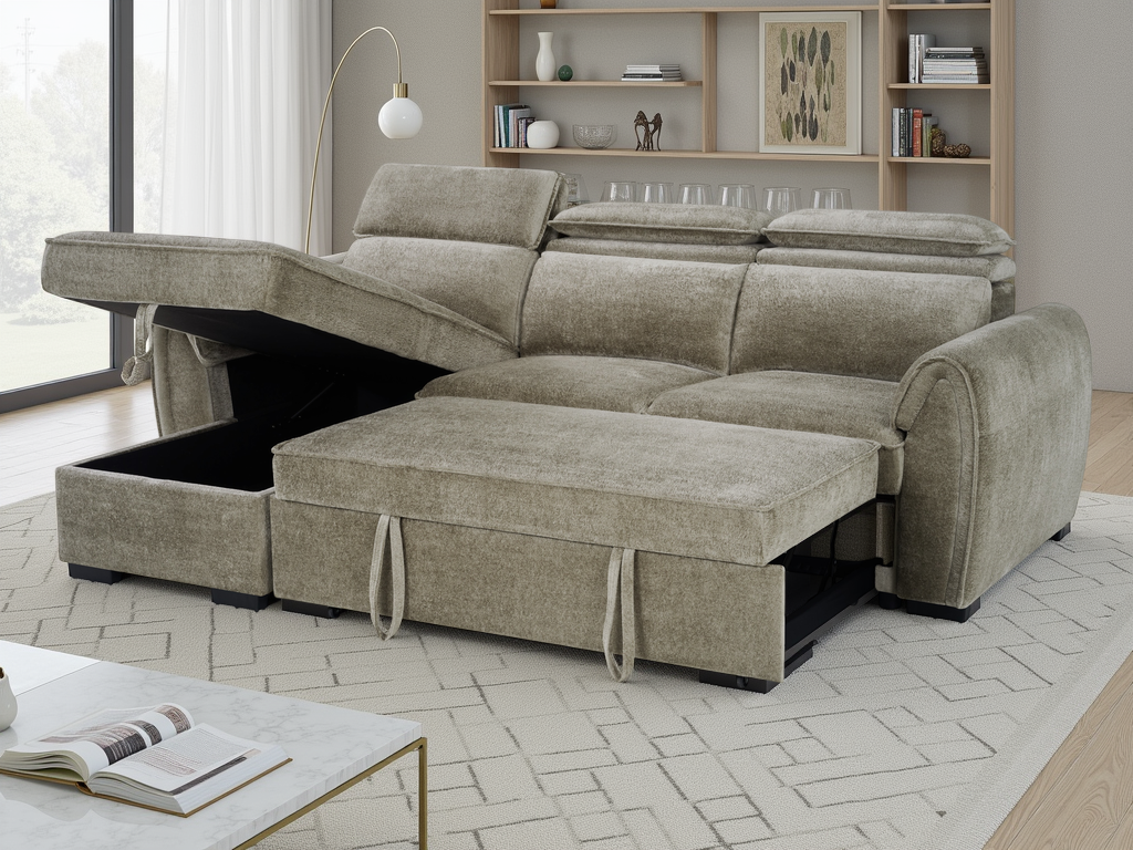 Montrose Sofabed Mushroom Universal Corner