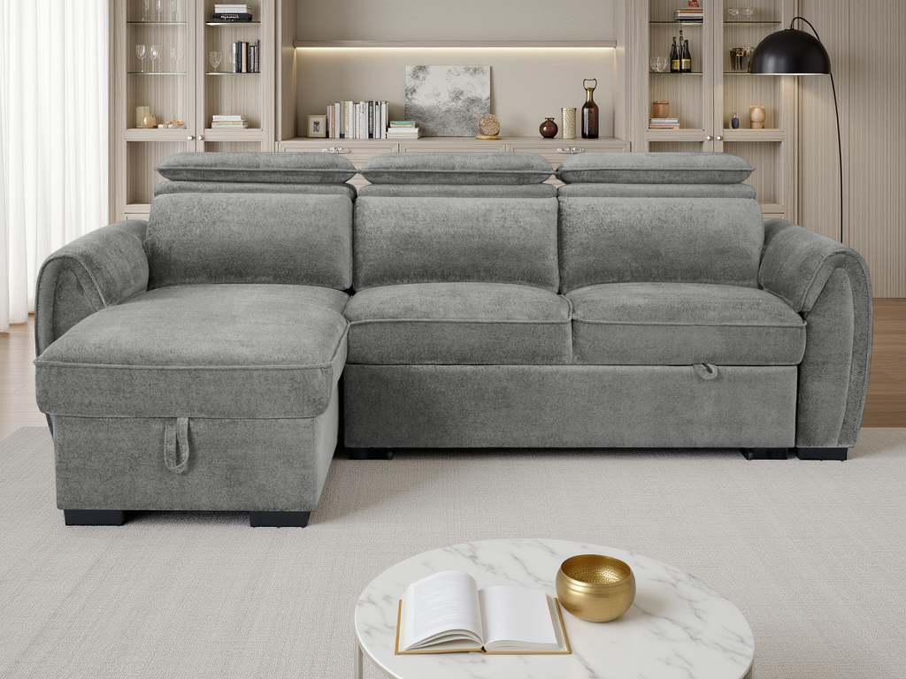 Montrose Sofabed Dark Grey Universal Corner