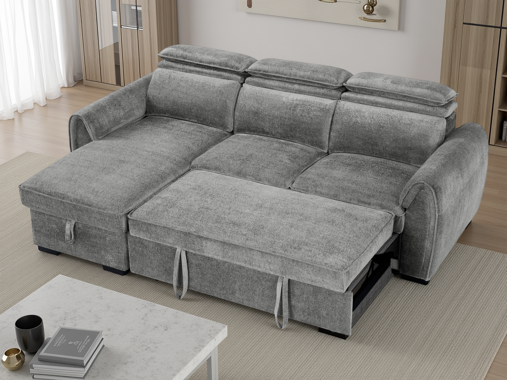 Montrose Sofabed Dark Grey Universal Corner