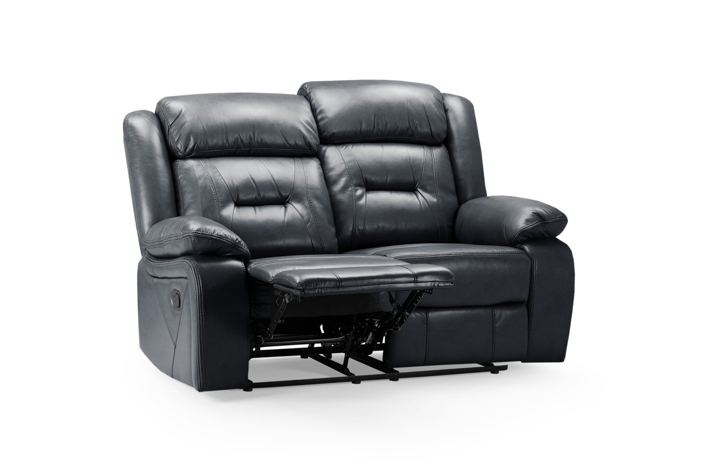 Novie Recliner Sofa Black 2 Seater