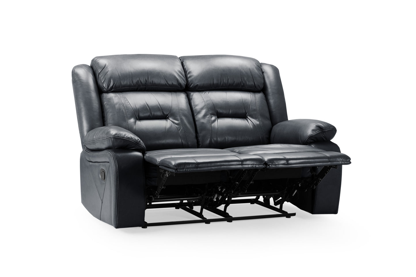 Novie Recliner Sofa Black 2 Seater