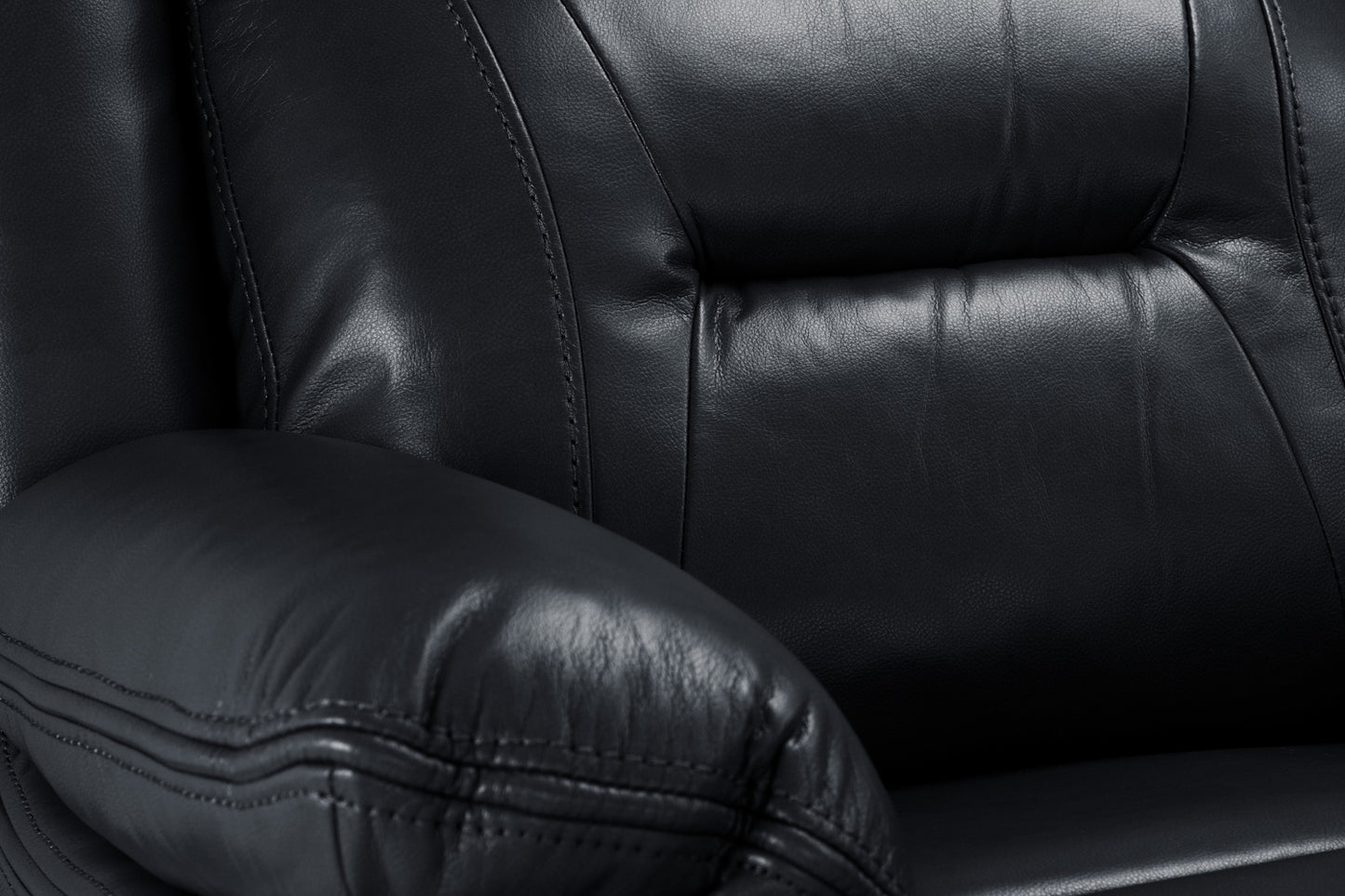 Novie Recliner Sofa Black Armchair