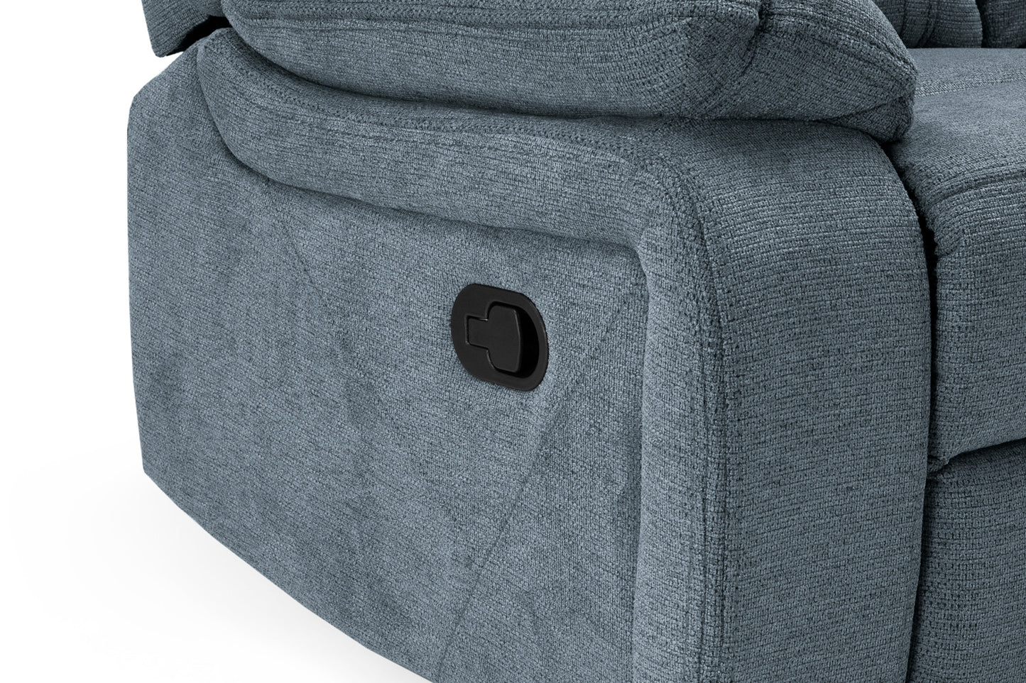 Novie Recliner Sofa Grey Fabric Armchair