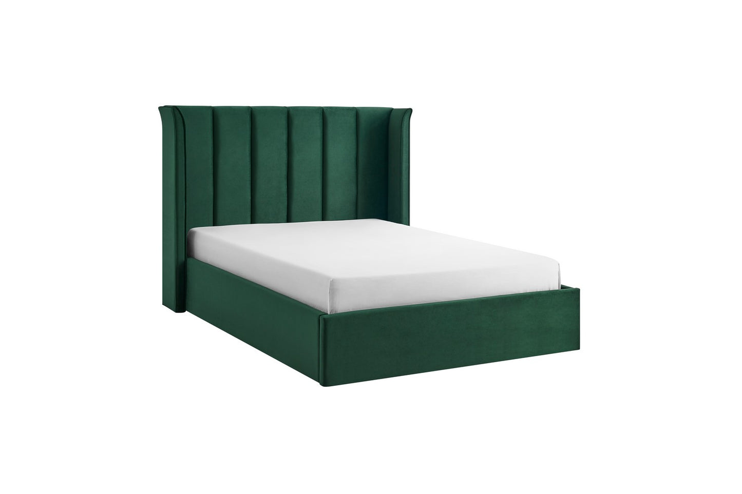 Polaris Bed Frame Double Emerald Ottoman Storage