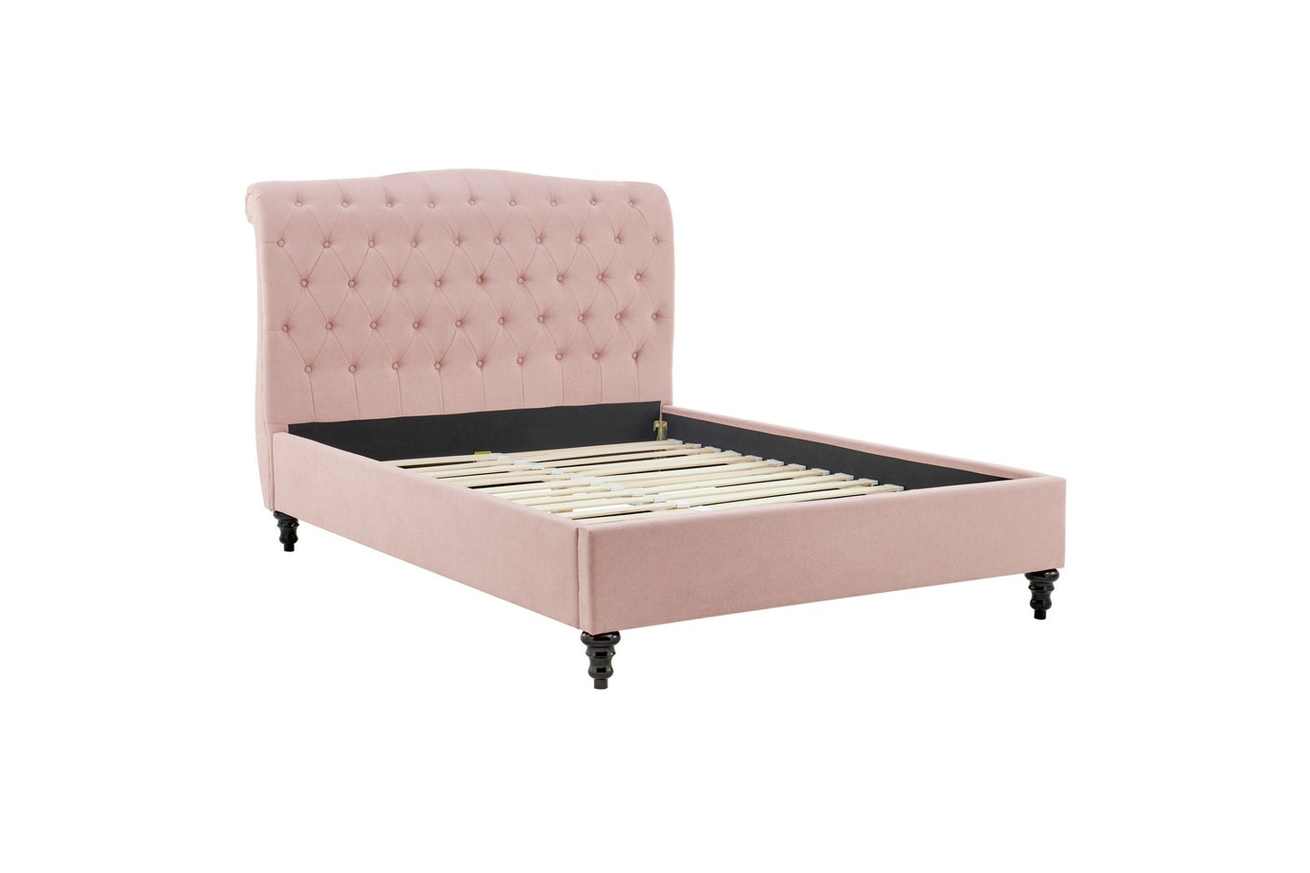 Rosa Bed Frame Double Pink