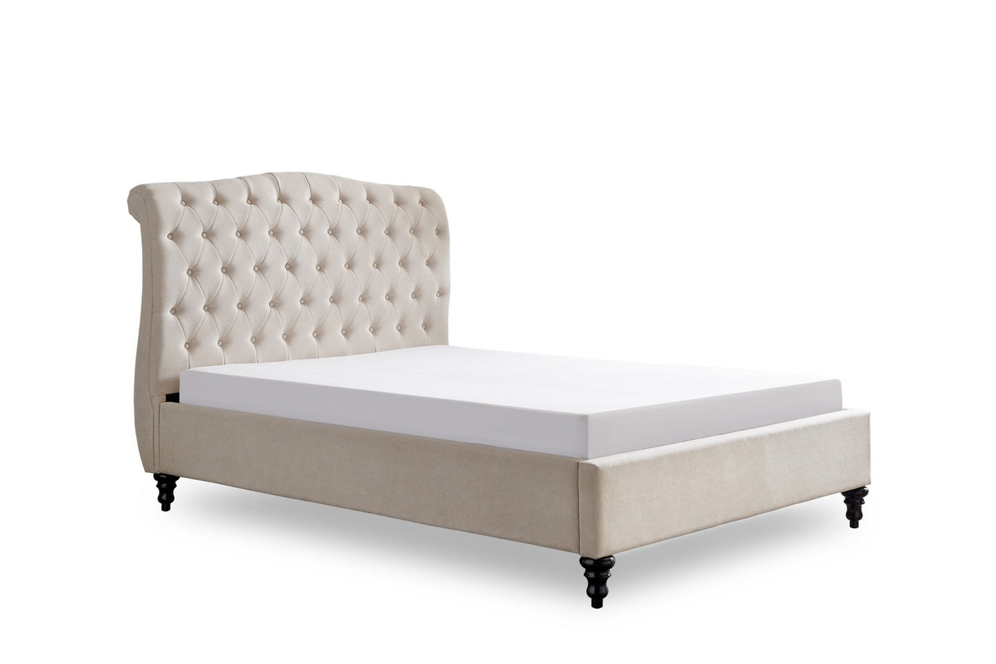 Rosa Bed Frame King Natural