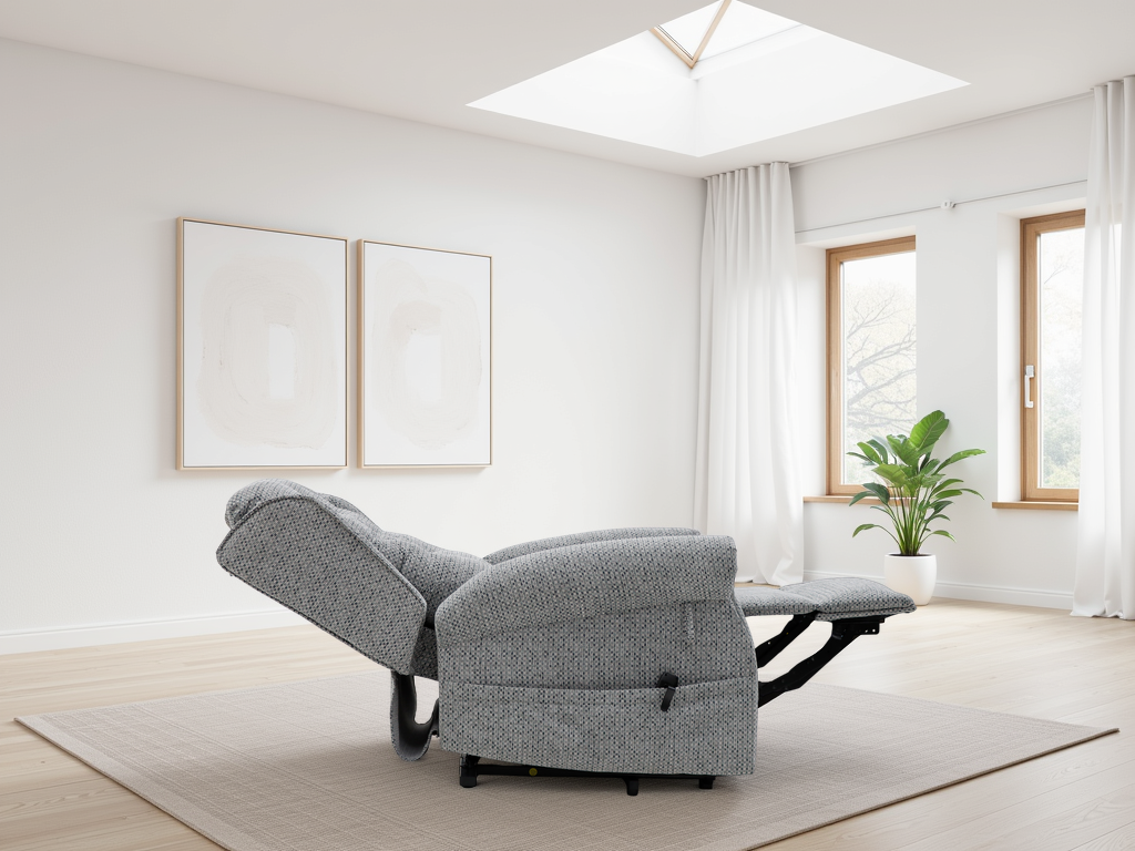 Sienna Rise and Recline Chair Grey