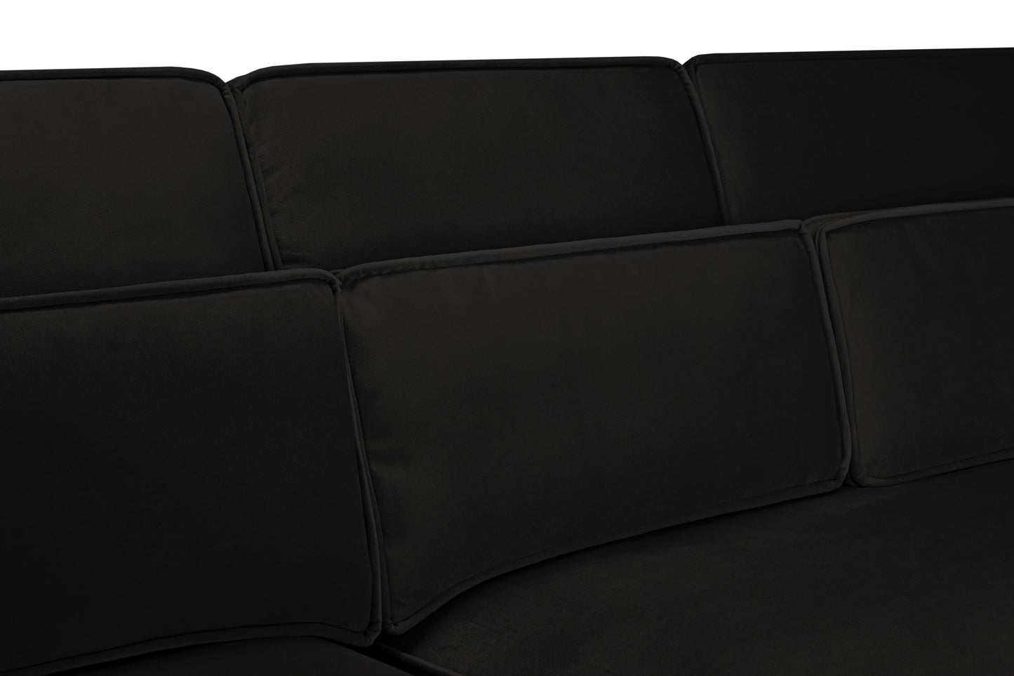 Sloane Sofa Black U Shape Corner