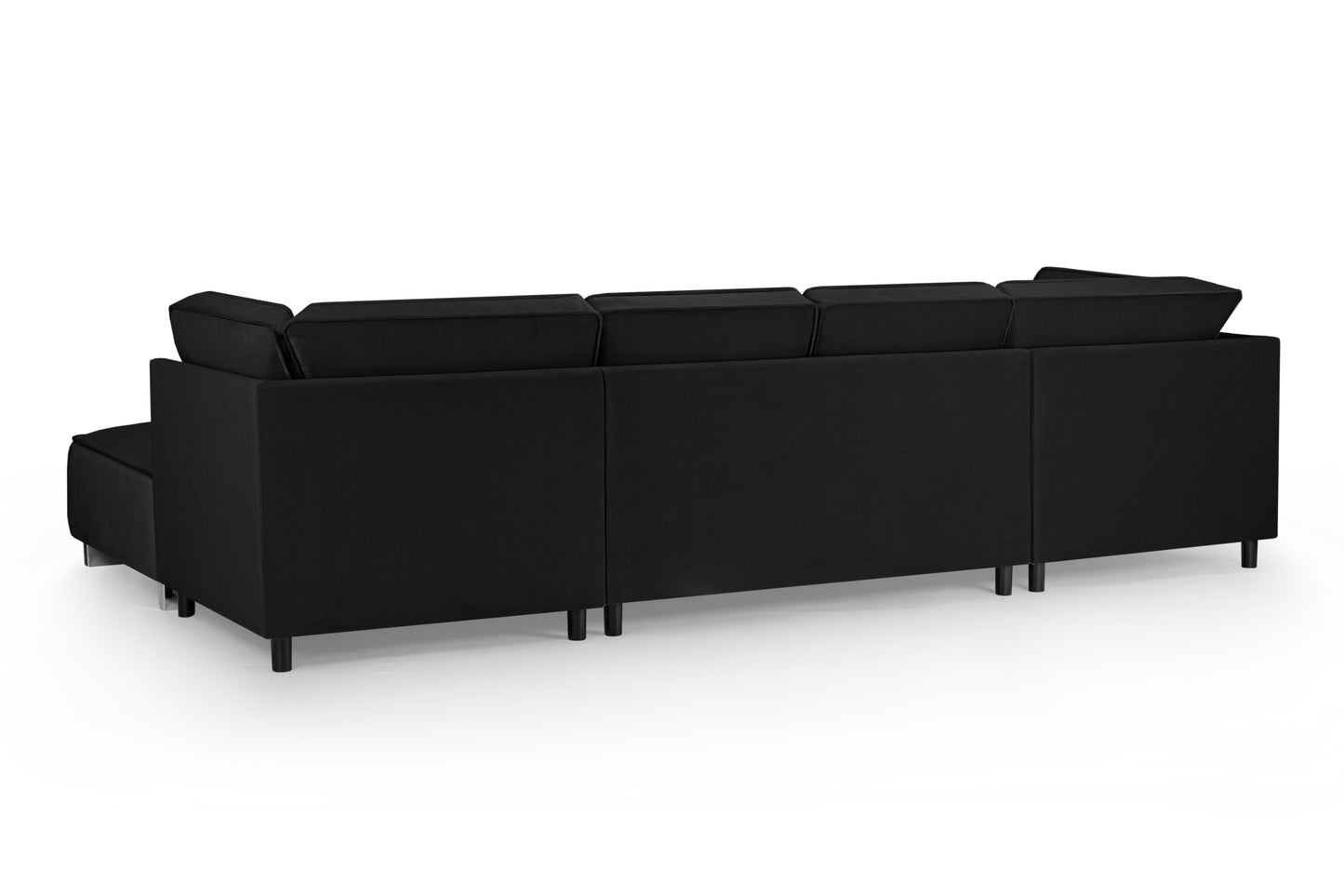 Sloane Sofa Black U Shape Corner