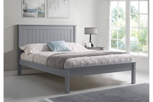 Taurus Bed Frame Double Grey Low Footend