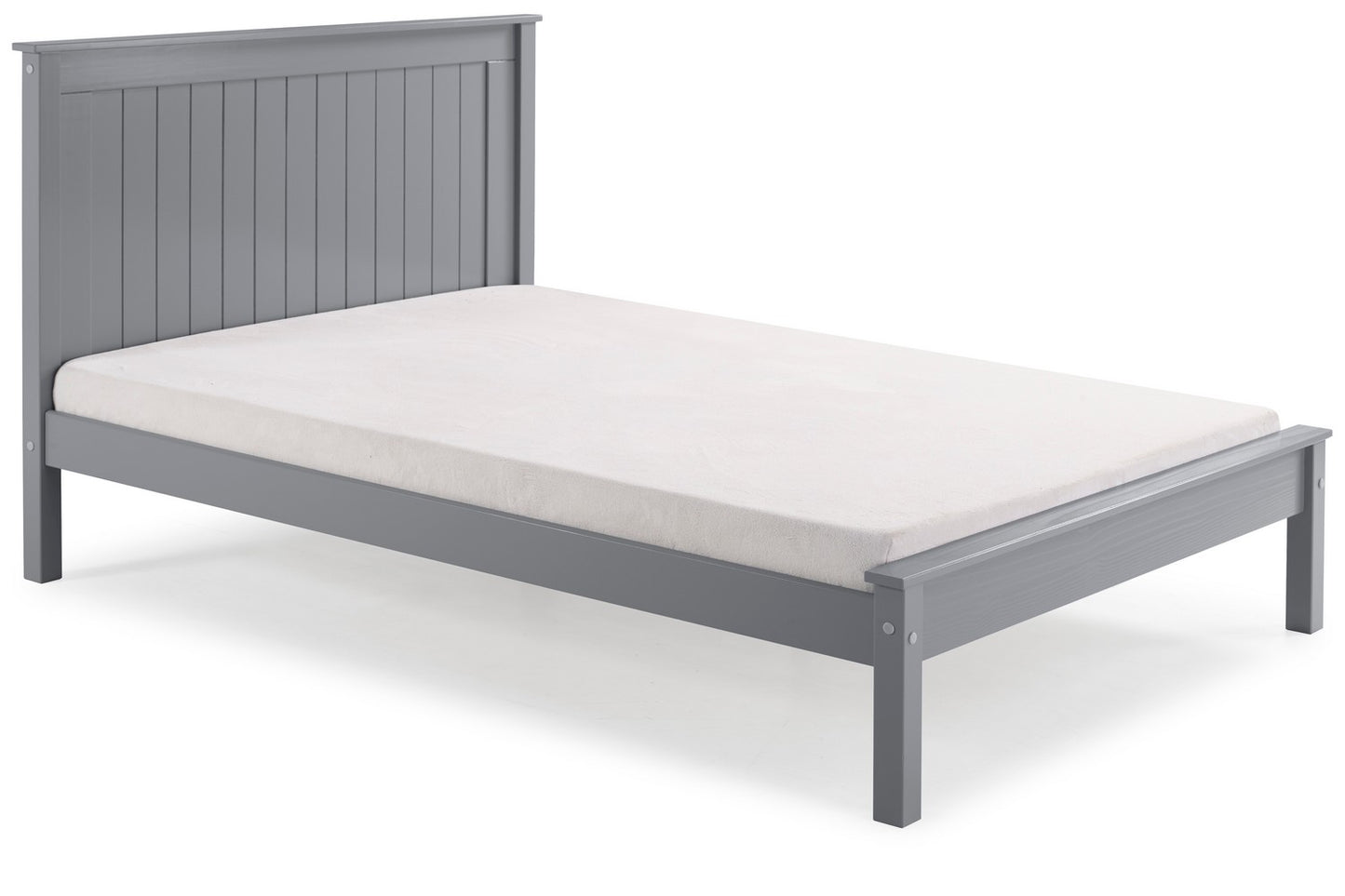 Taurus Bed Frame Double Grey Low Footend