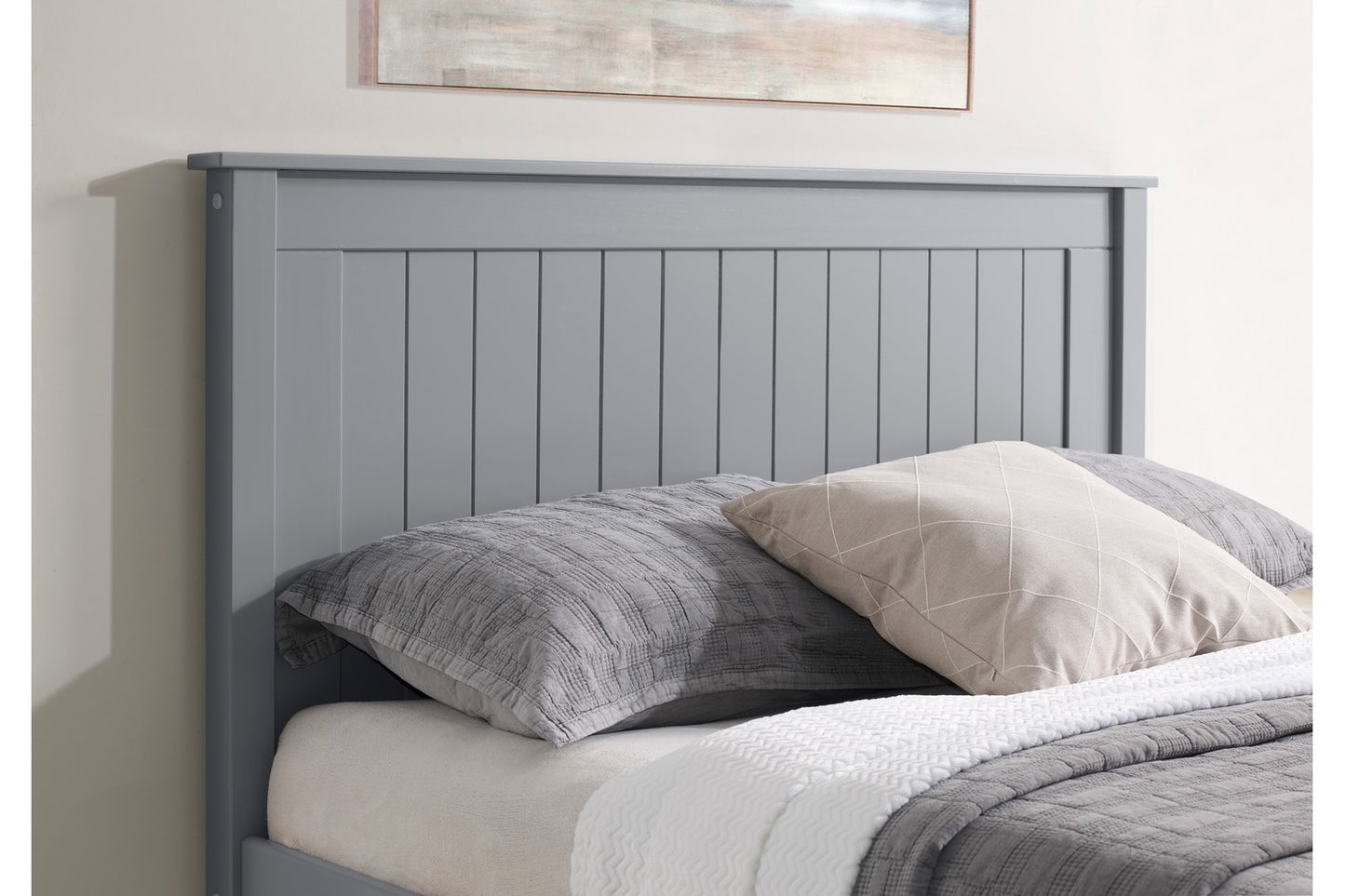 Taurus Bed Frame Single Grey