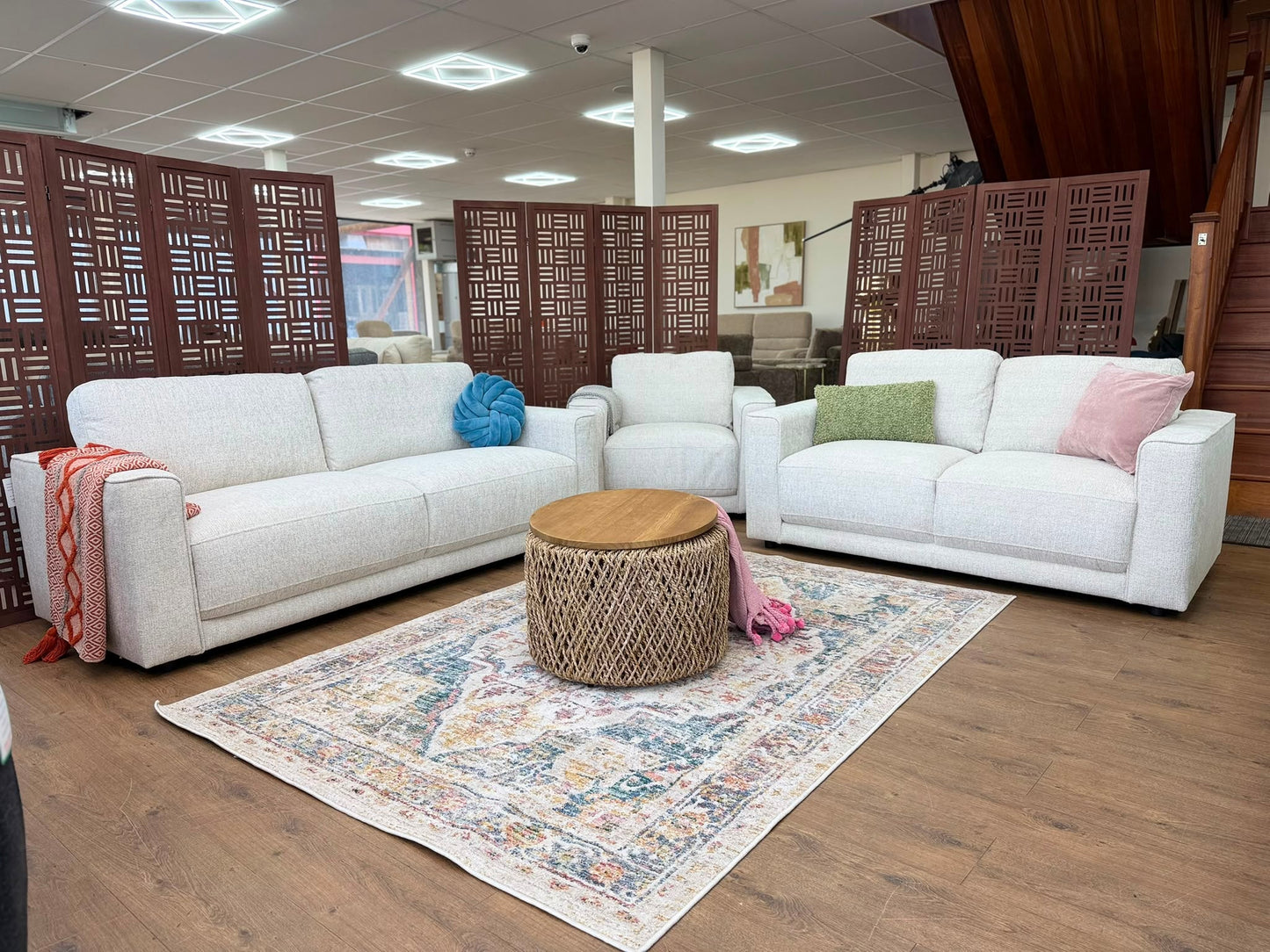 Marlow Sofa Beige 3+2+1 Set