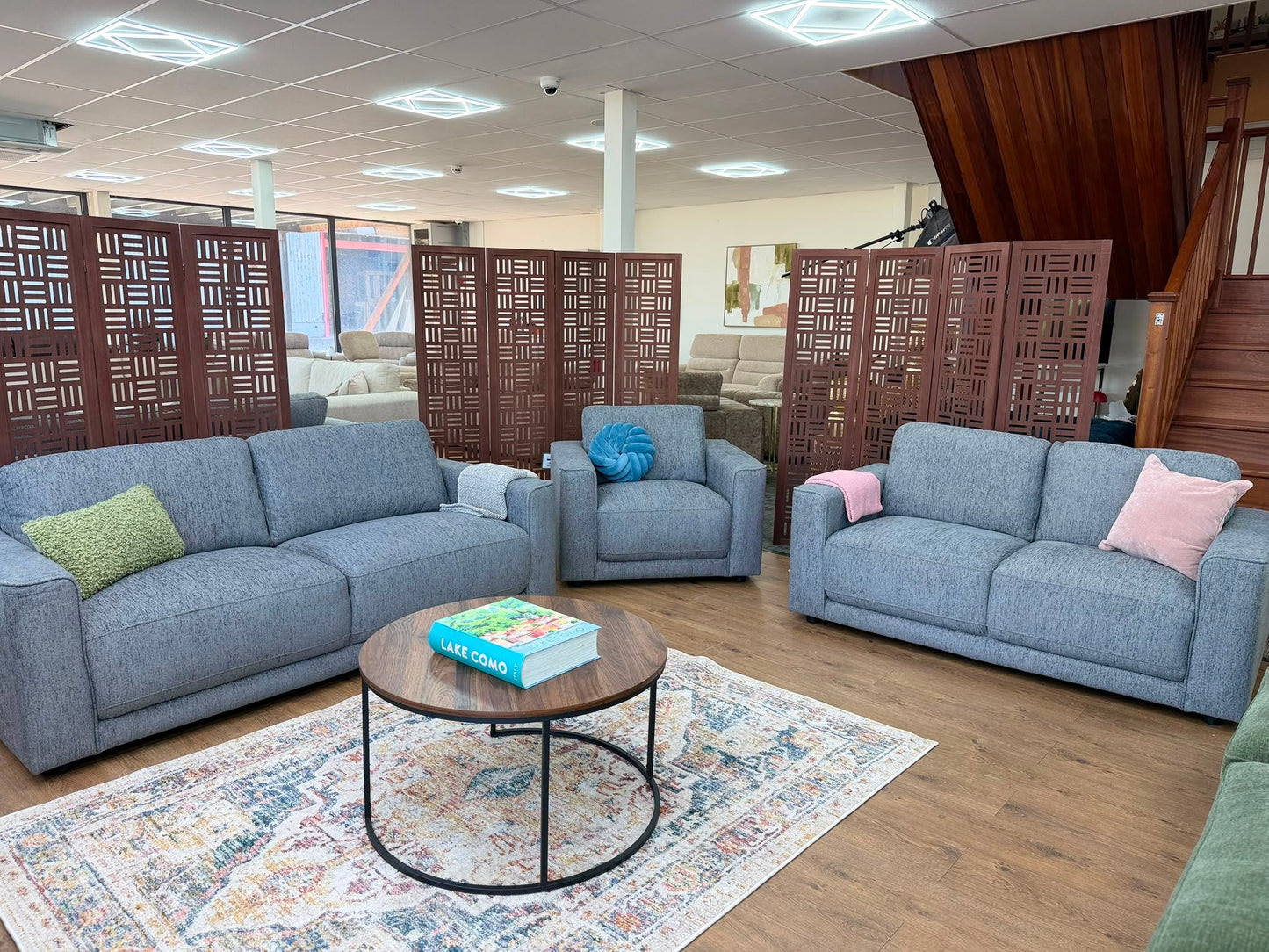 Marlow Sofa Grey 3+2+1 Set
