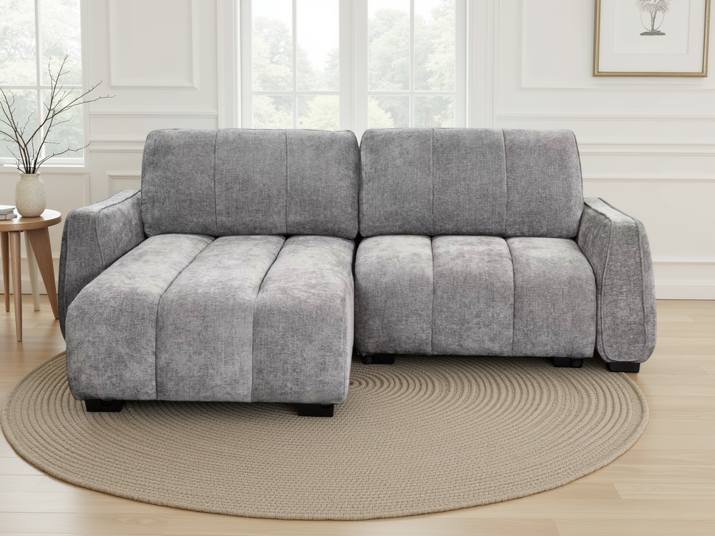 Portland Universal Corner Sofabed Grey