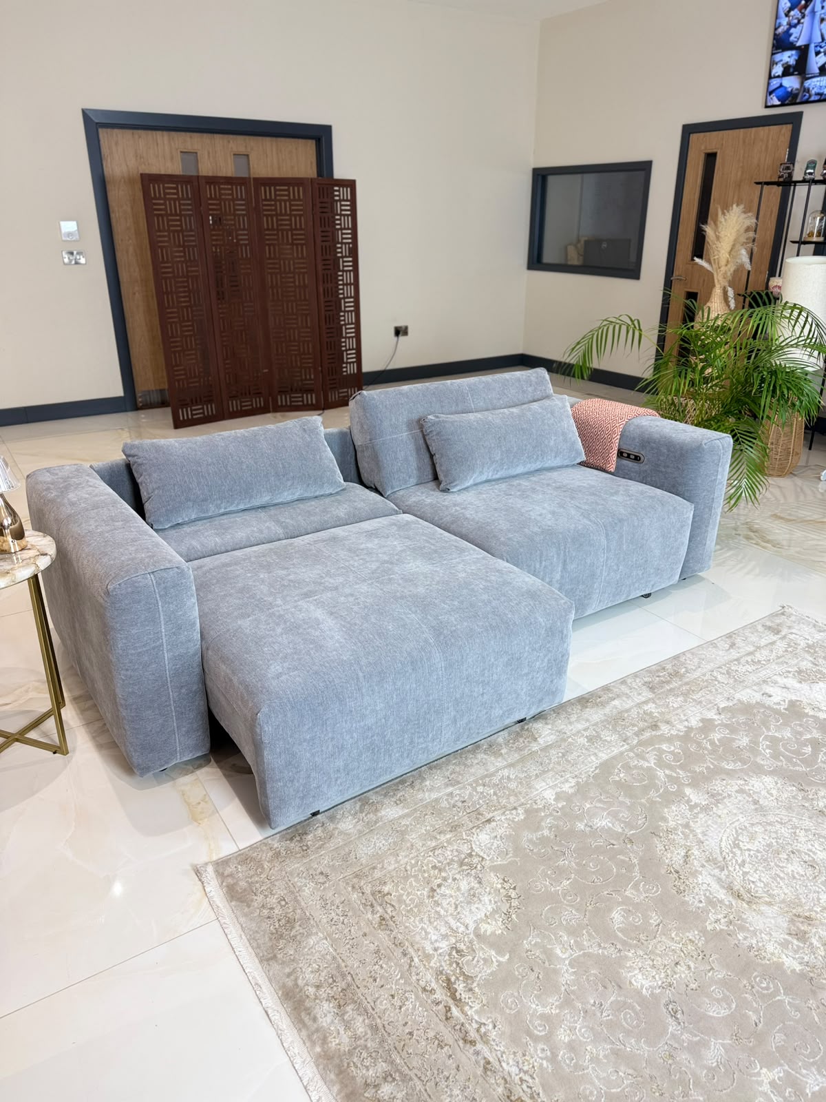 Prescott Electric Sofabed Grey