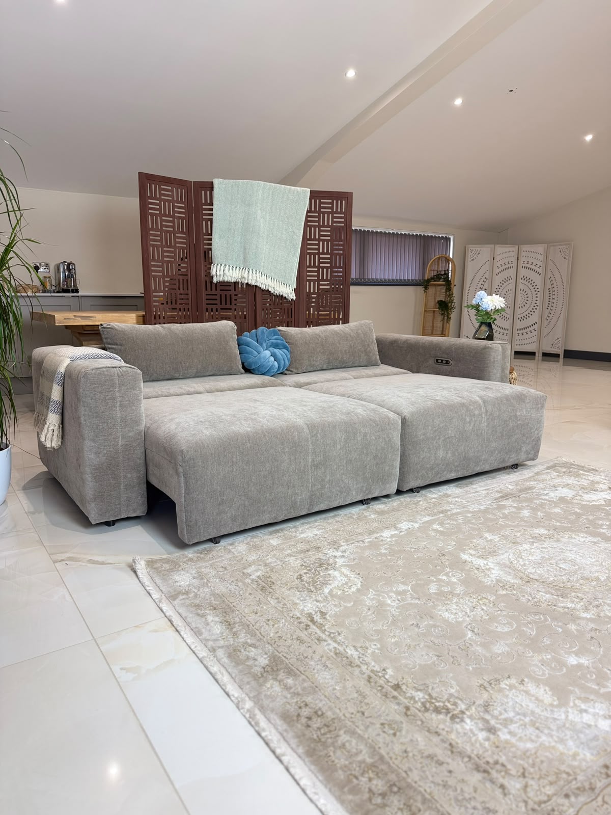 Prescott Electric Sofabed Beige