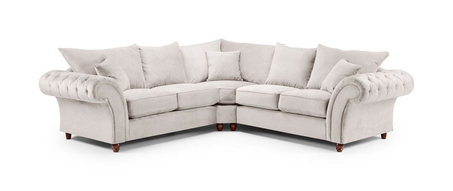 Windsor Fullback Sofa Stone Large Corner