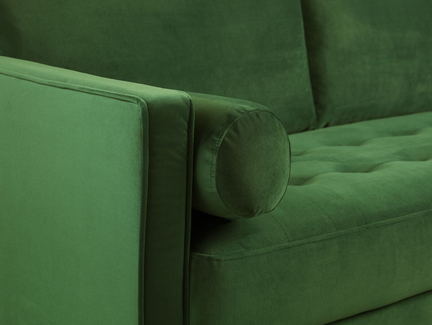 Harper Sofa Plush Green Footstool