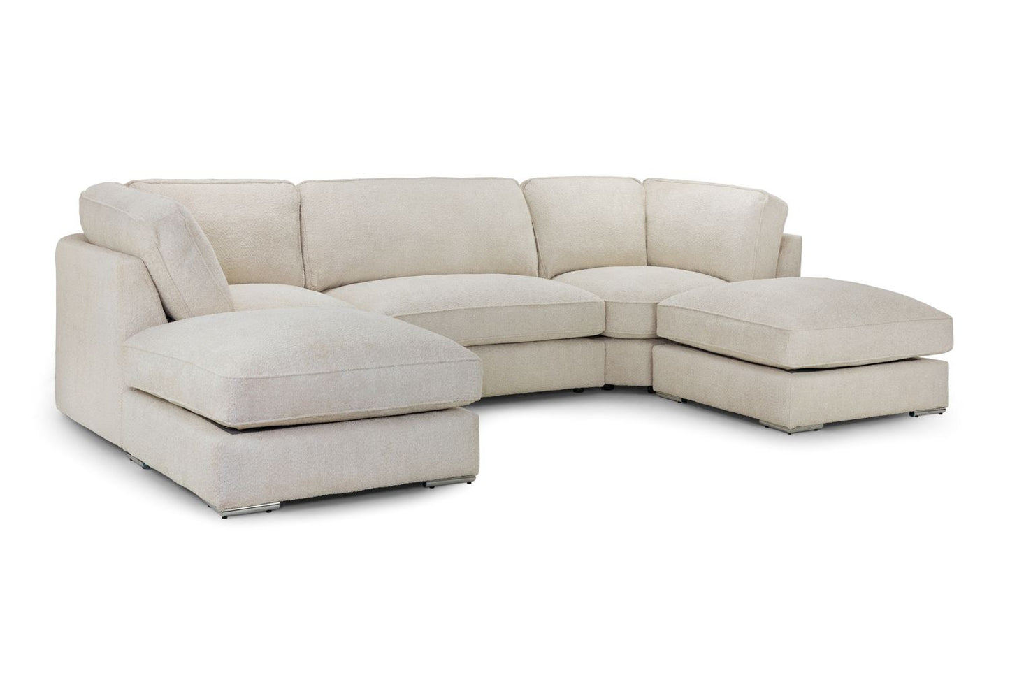 Inga Fullback Sofa Beige U Shape Corner