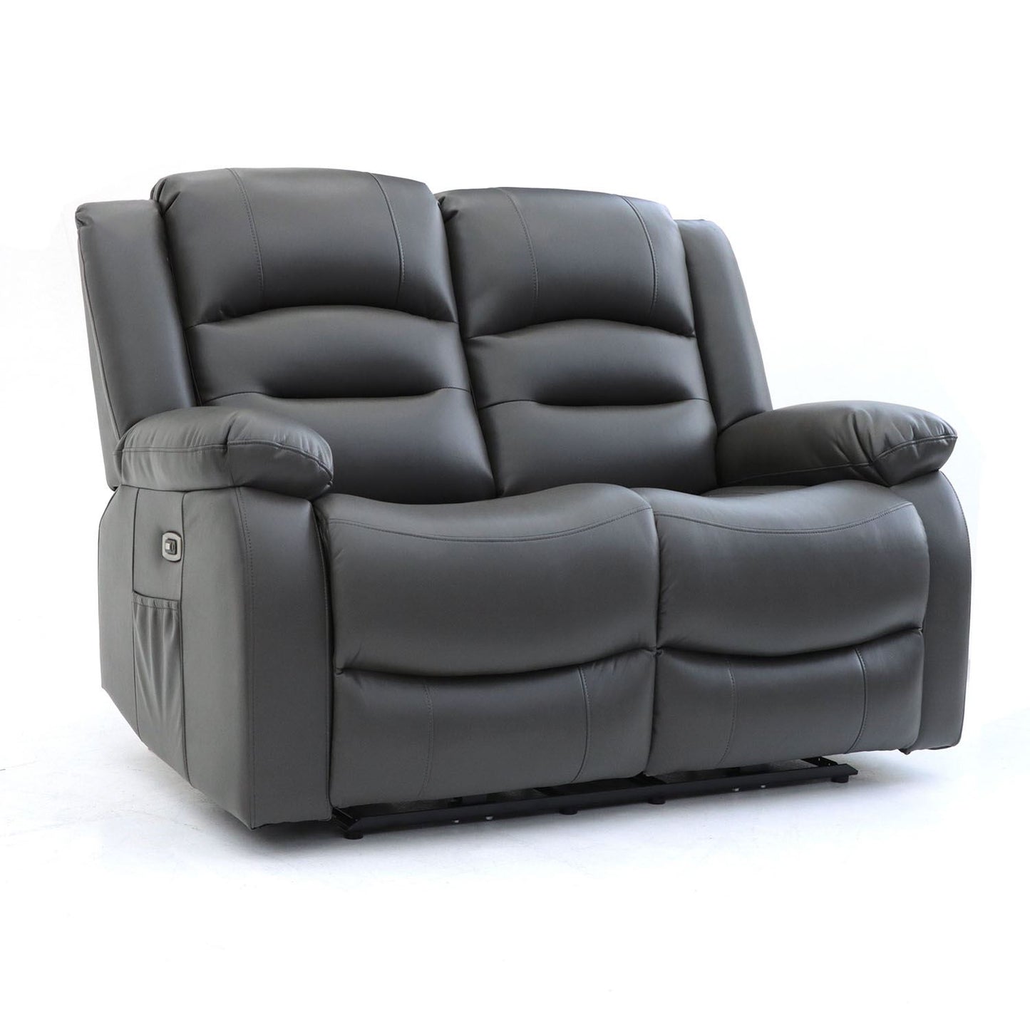 Alva Electric Recliner Sofa Grey 2 Seater