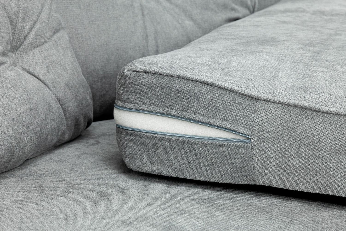 Zinc Sofa Grey Large Corner