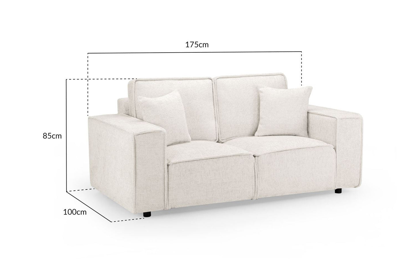 Mary Sofa Cream 2 Seater