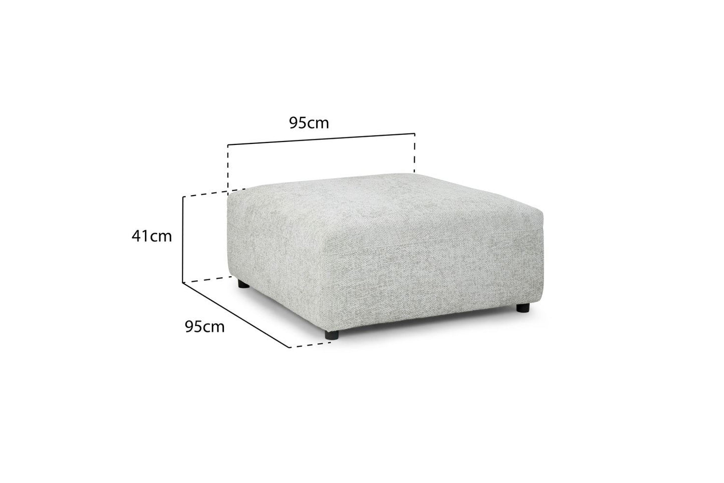 Tucano Modular Sofa Ivory Footstool