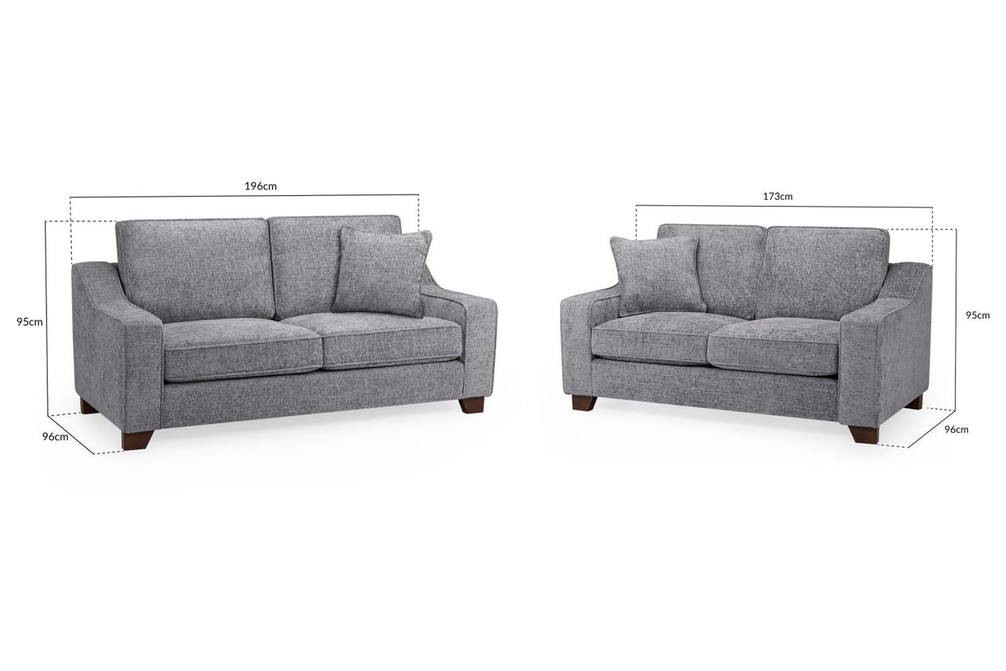 Nebraska Sofa Slate 3+2 Set