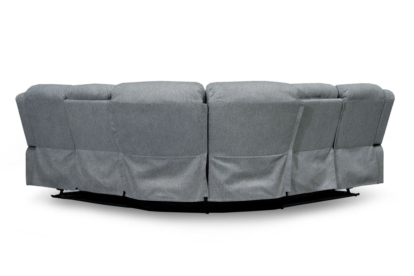 Linden Recliner Sofa Grey Large Corner