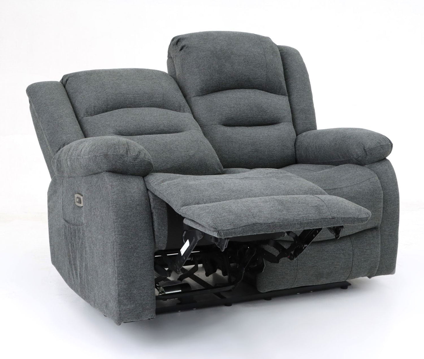 Alva Electric Recliner Sofa Graphite 2 Seater