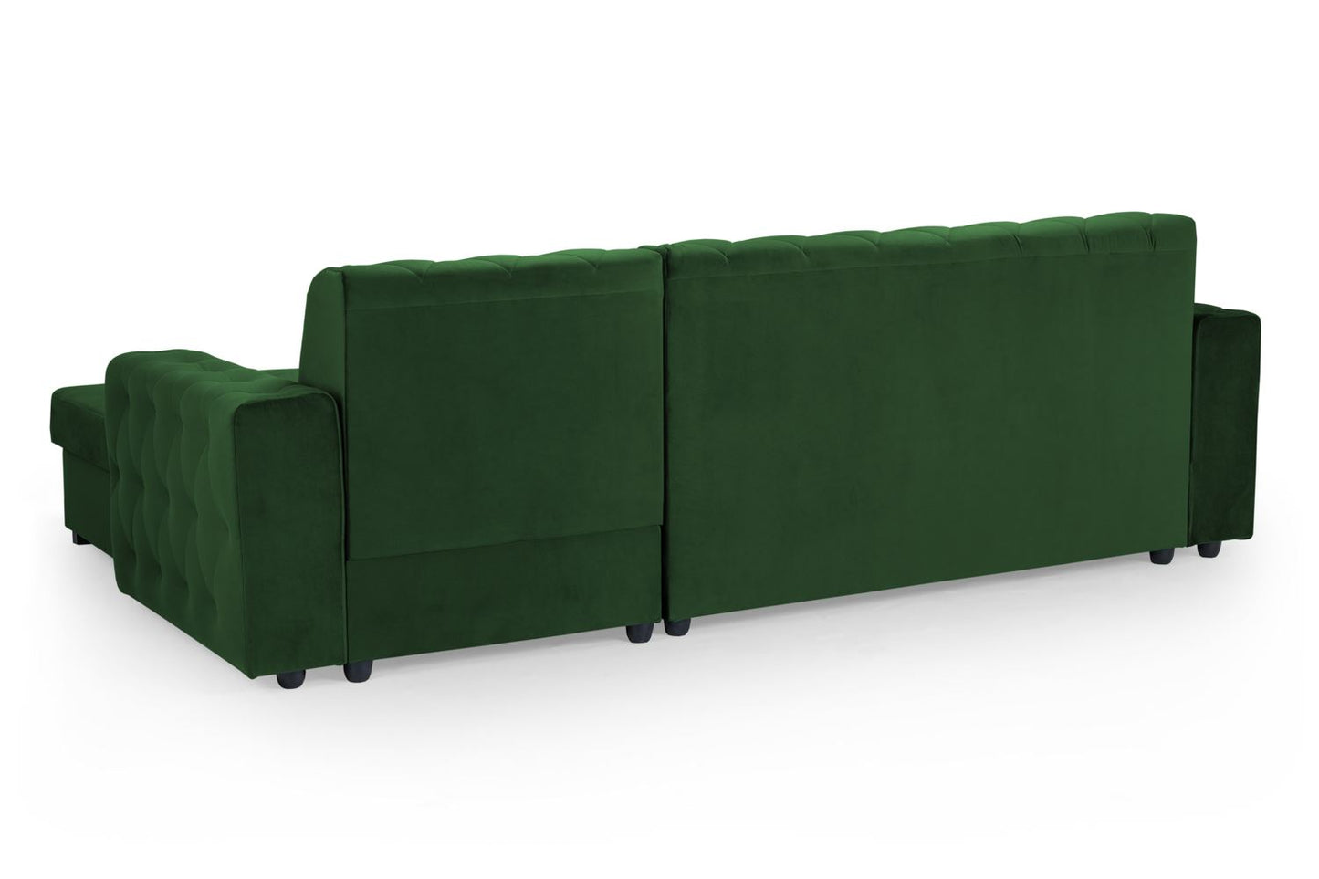 Reva Sofabed Plush Green Right Hand Facing Corner