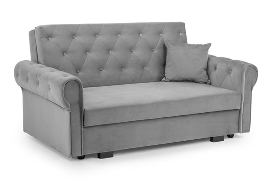 Rosalind Sofabed Plush Grey 2 Seater