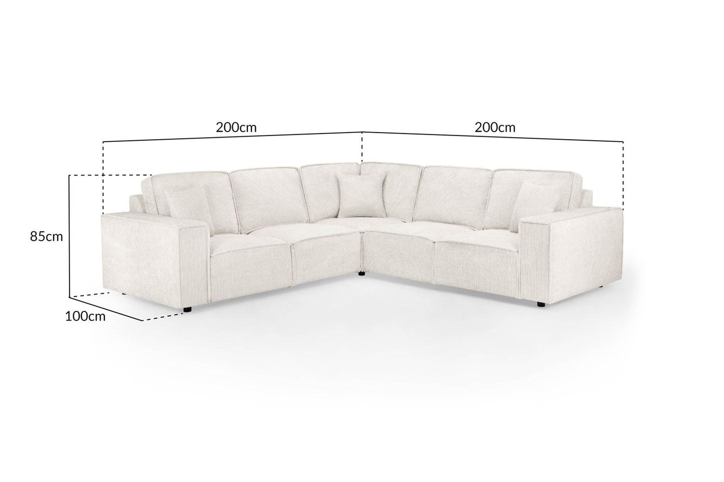 Mary Sofa Cream Large Corner