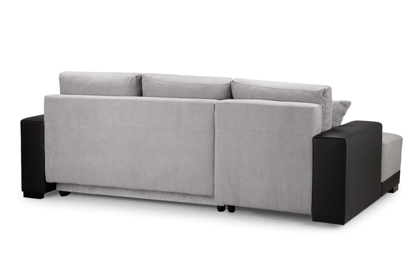 Cimiano Sofabed Black/Grey Left Hand Facing Corner