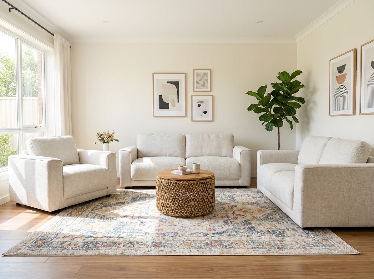 Marlow Sofa Beige 3+2+1 Set