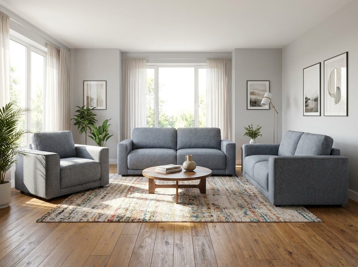 Marlow Sofa Grey 3+2+1 Set