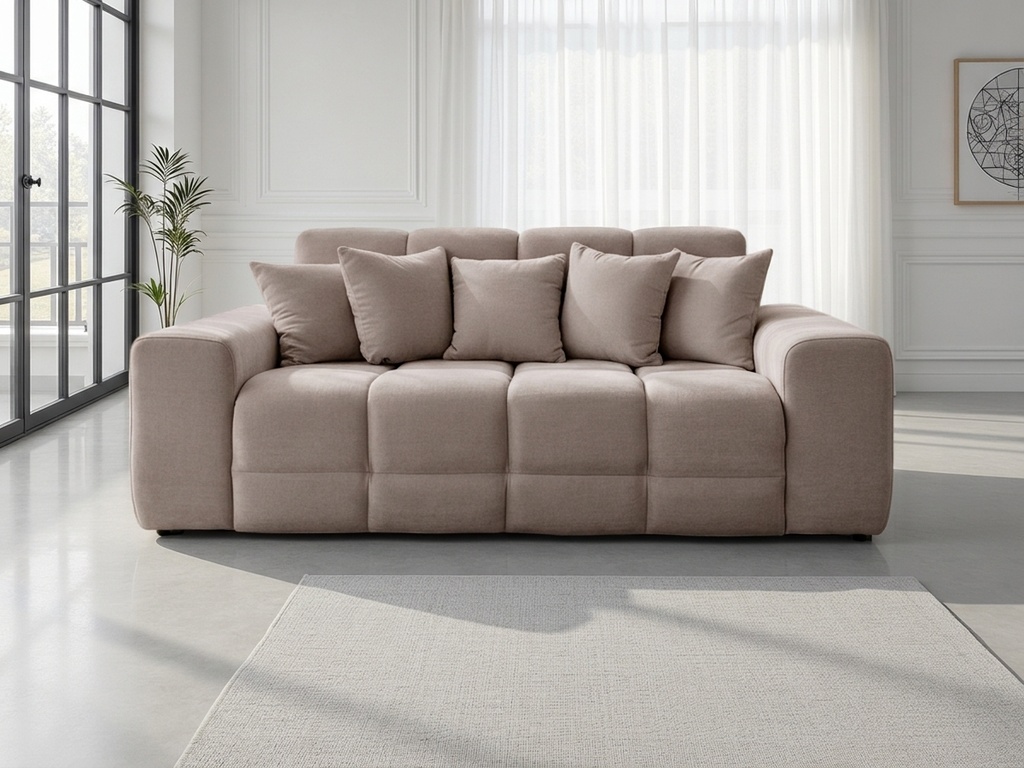 Jacob Sofa Latte 3 Seater