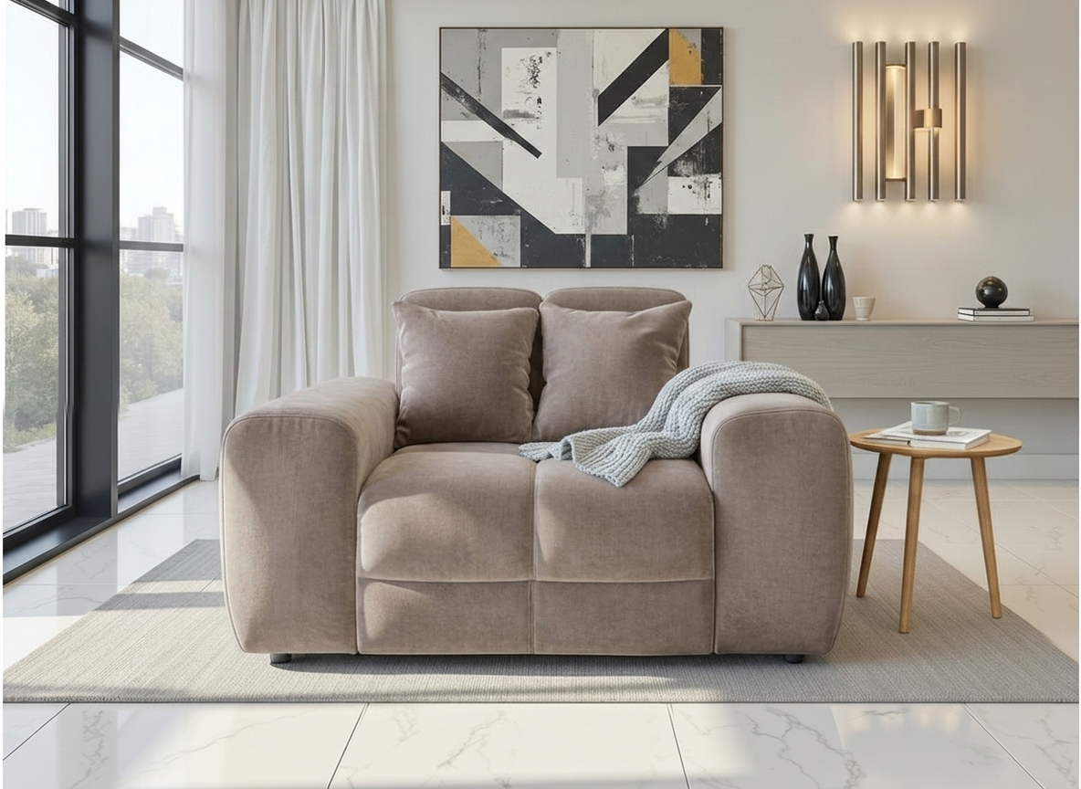Jacob Sofa Latte Armchair