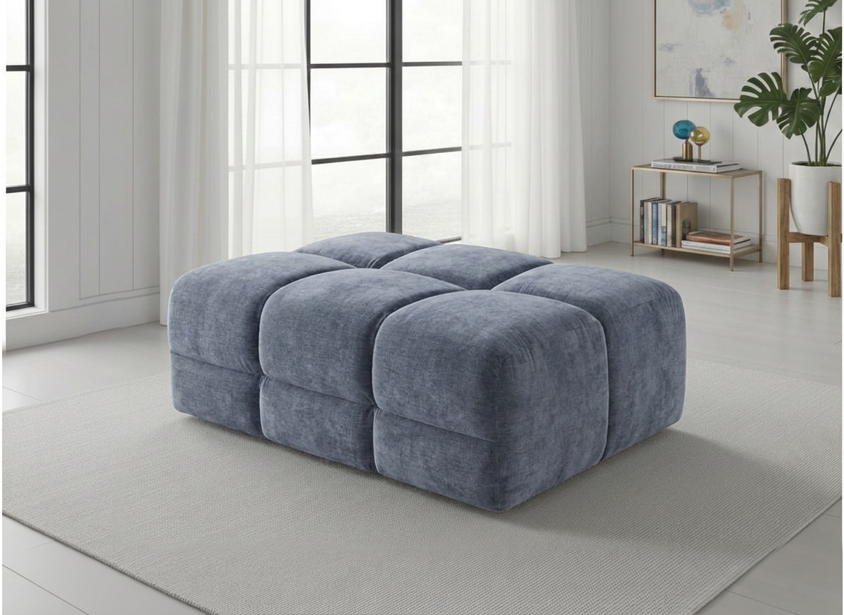 Jacob Sofa Grey Footstool