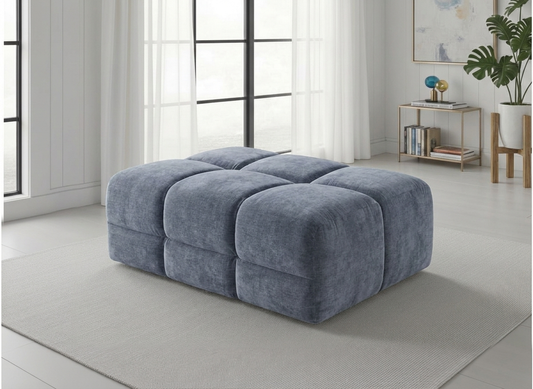 Jacob Sofa Grey Footstool