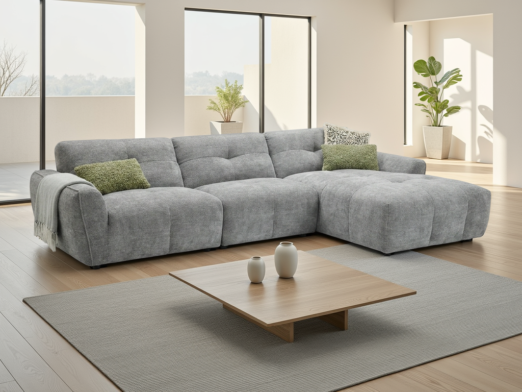 Montana Sofa Grey Right Hand