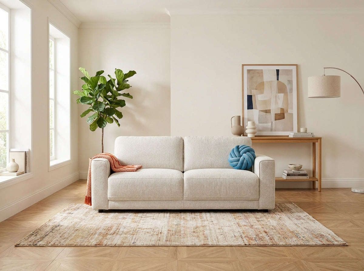 Marlow Sofa Beige 3 Seater
