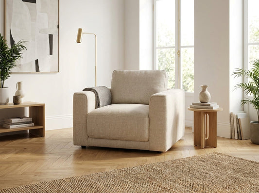 Marlow Sofa Beige Armchair