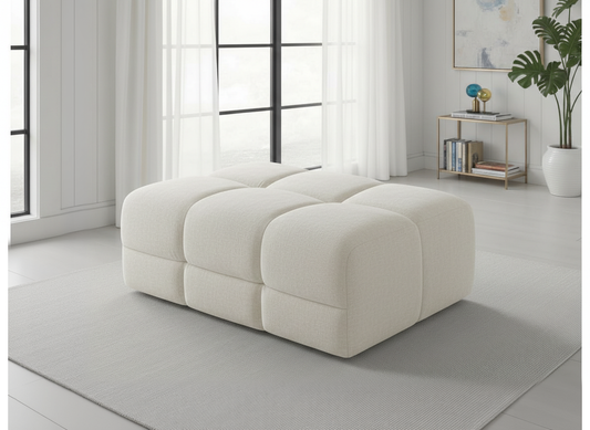 Jacob Sofa Natural Footstool