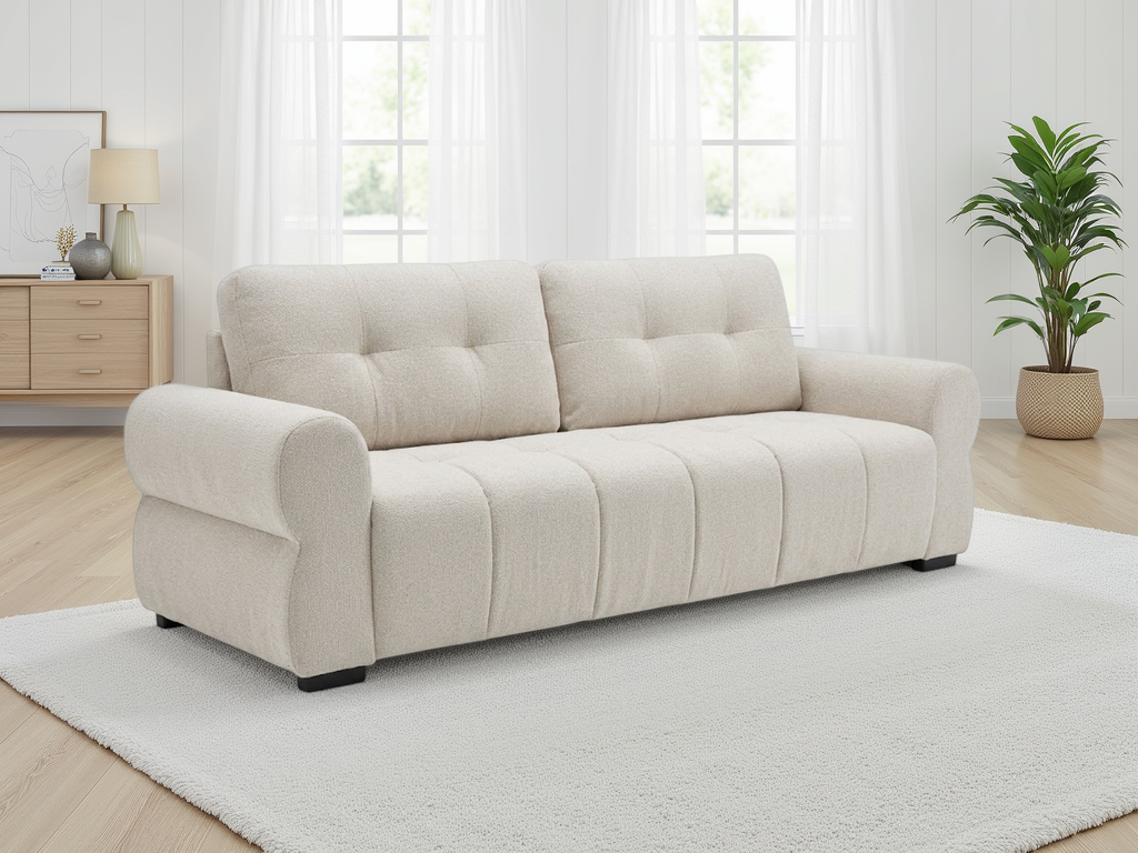 San Marino Sofa Beige 3 Seater