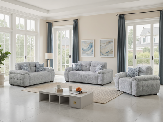 Torino Sofa Grey 3+2+1 Set